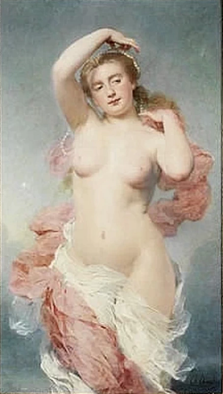 Charles Joshua Chaplin - Il filo di perle, o Venere sorge dall'onda